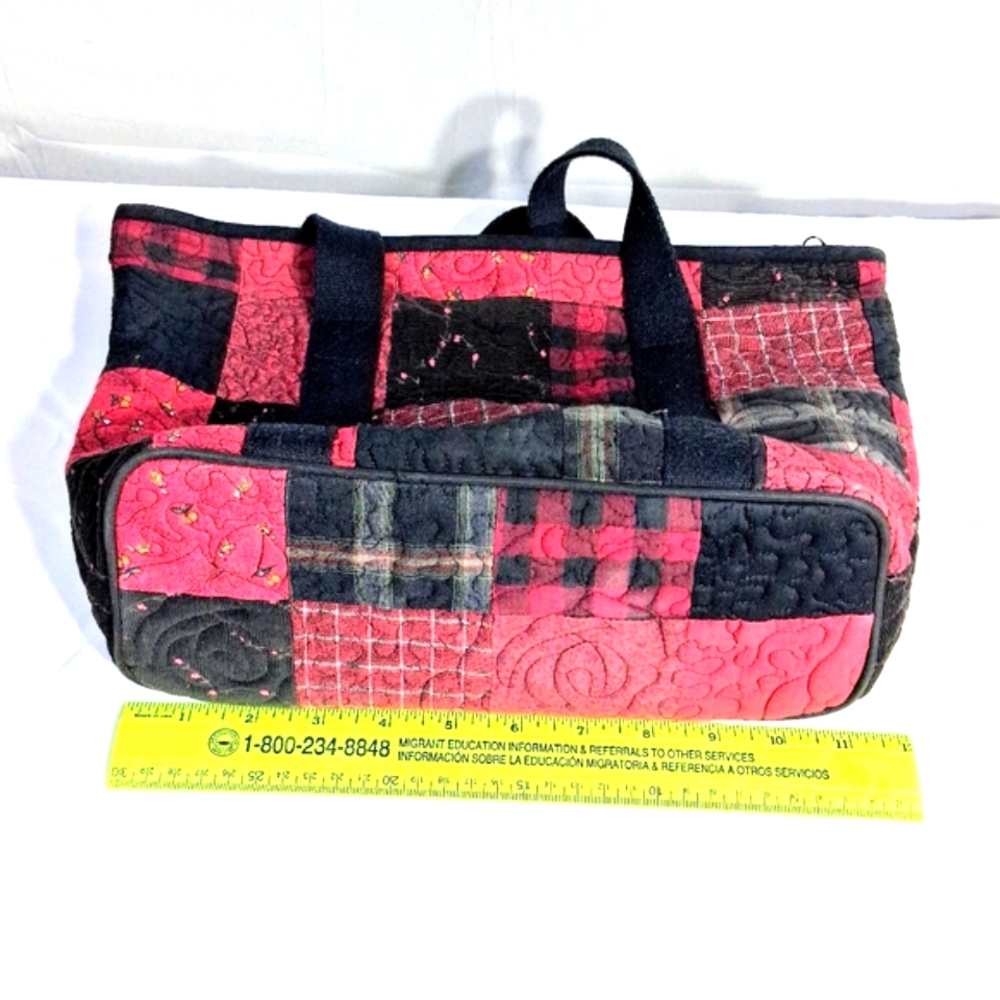 Donna Sharp Medina Patchwork Boho/Hobo Quilted Sh… - image 7